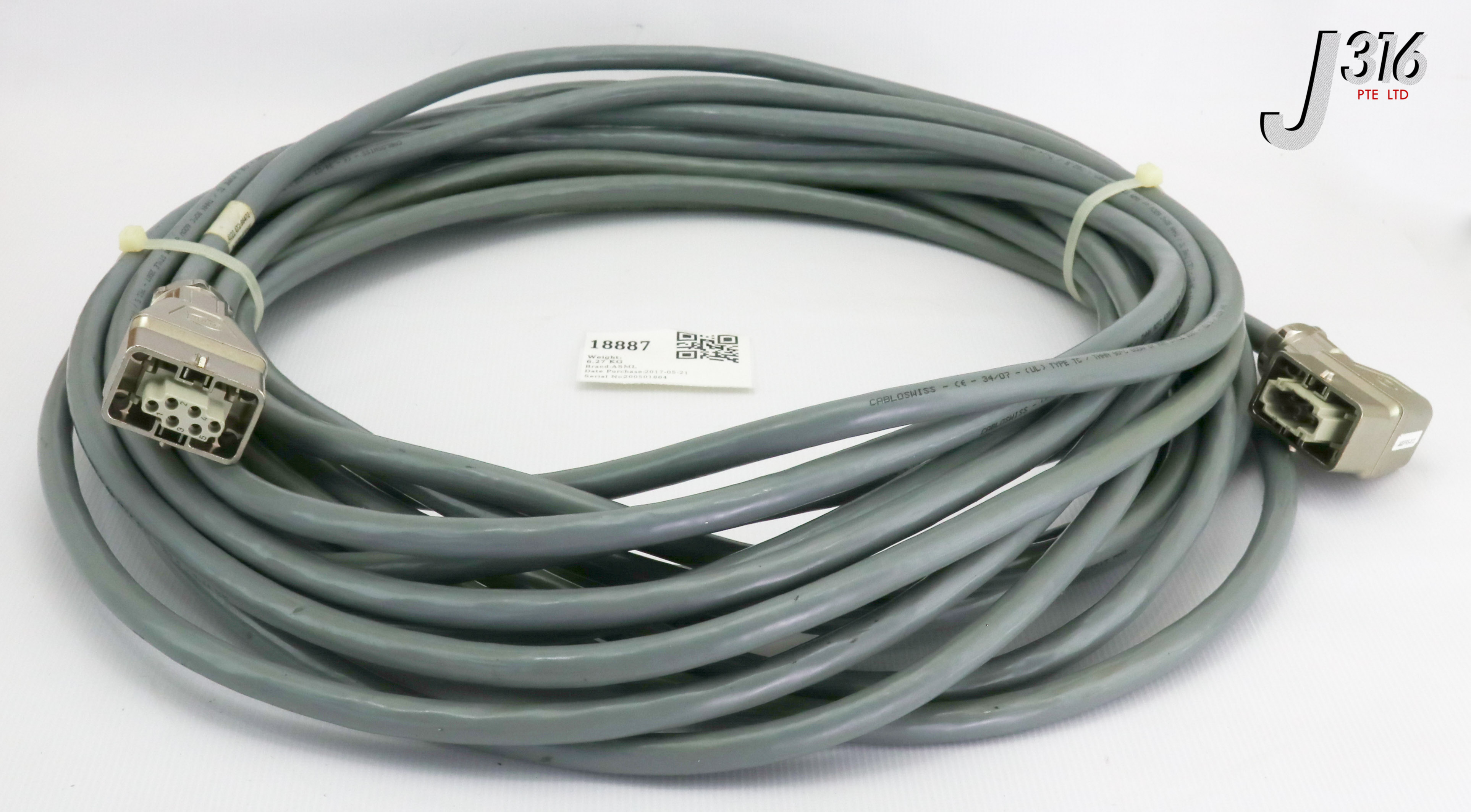Wellcomeボード 18887 ASML CABLE ASSY, ECPR X5-2, WSPRS-X12, 19M 4022.472.66472 | eBay